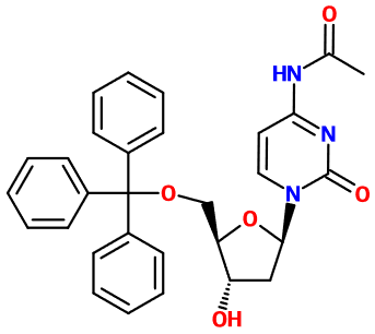 (image for) MC080647 N4-Acetyl-O5'-trityl-2'deoxy-cytidine